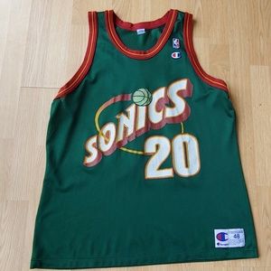 Seattle supersonic Gary Payton champion Jersey 48